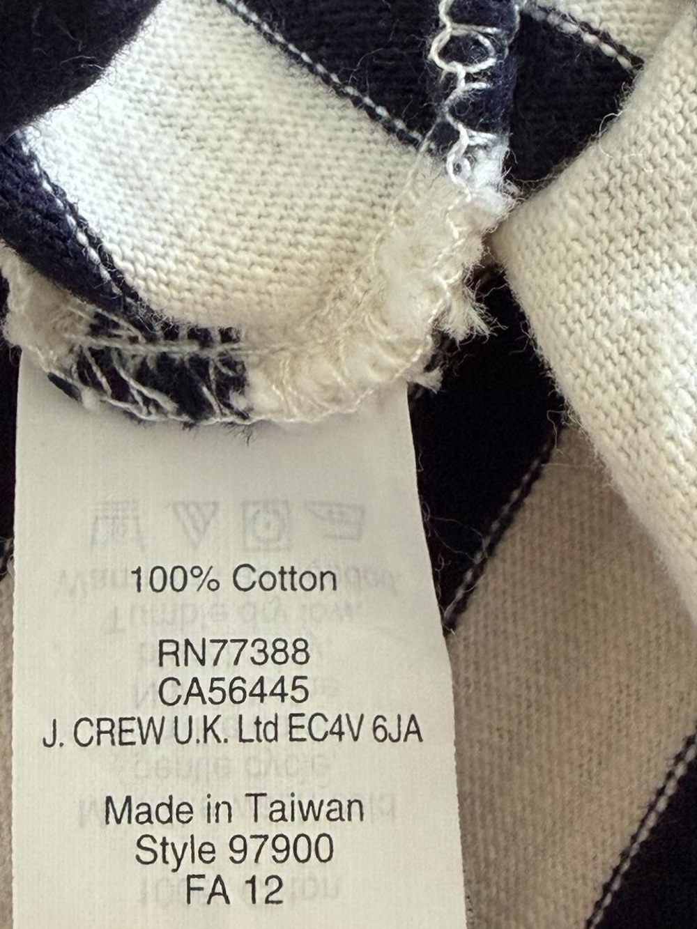 J.Crew Striped Button-Shoulder Sweater - Picture 5 of 8